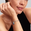 Billede af Pandora Rejse charm sølv m. synt. opal