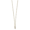 Billede af Spirit Icons Vida halskæde 14 karat guld med 0,11 ct. w/vs 45 cm.  