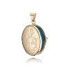 Billede af Medaljon oval 22*30 blank 8 kt.