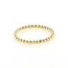 Billede af Ring kugler hele vejen rundt, br. 1,8 mm. massiv, str. -59. 925 s. forgyldt