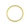 Billede af Ring kugler hele vejen rundt, br. 1,8 mm. massiv, str. -59. 925 s. forgyldt