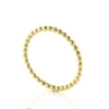 Billede af Ring kugler hele vejen rundt, br. 1,8 mm. massiv, str. -59. 925 s. forgyldt