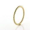 Billede af Ring kugler hele vejen rundt, br. 1,8 mm. massiv, str. -59. 925 s. forgyldt