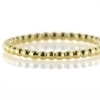 Billede af Ring kugler hele vejen rundt, br. 1,8 mm. massiv, str. -59. 925 s. forgyldt