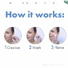Billede af Inverness Home Ear Piercing Kit - Lav selv hul i ørene (komplet sæt kugle 3 mm zirkonia)