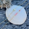 Billede af WiOGA Zoe armbånd forgyldt sølv m. sten (15,5-19 cm)