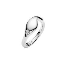 Billede af Maria Black Dolphin ring sølv m. cz (str. 56)