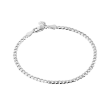 Billede af Maria Black 'Saffi' armbånd sølv - Medium (18,5 cm)
