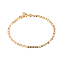 Billede af Maria Black 'Saffi' armbånd forgyldt sølv - Medium (18,5 cm)