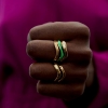Billede af Maria Black 'Soma' ring forgyldt sølv (str. 48-62)
